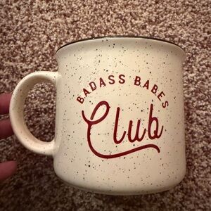 NWT Badass Babes Club Speckled Mug